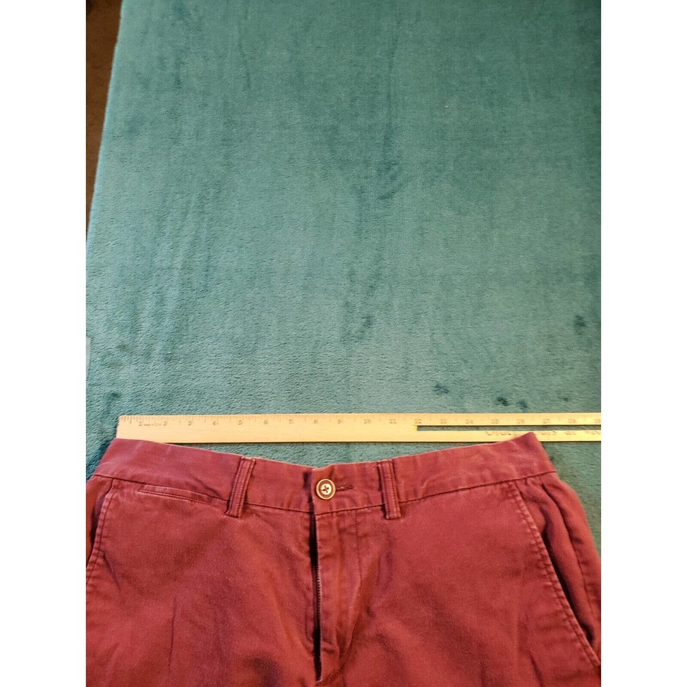 Old Navy Pants Mens Red 34x32 Stretch Career Work Straight Chino Preppy Slim - Picture 9 of 12